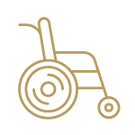 gold paralysis icon