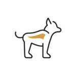 Simple icon of a dog.